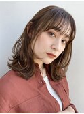 【GARDEN荒井夏海】ふんわりレイヤーロブ×小顔前髪