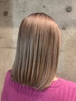 グランアージュ 池袋東口店(grandage)&nbsp;柔らかベージュ×鎖骨ミディ