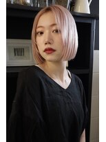 オペラ 調布店(OPERA by BALLEThair)&nbsp;ホワイトピンク_ショコラベージュボブルフベビーバング「調布」