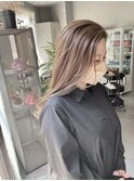 ブリーチ無しハイトーングレージュ