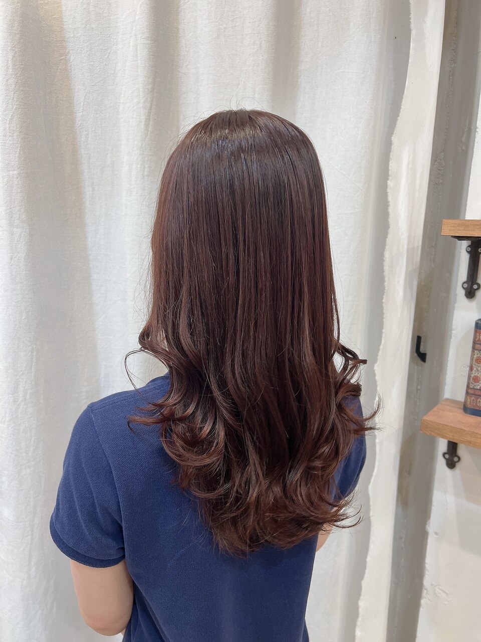 アルティスト×ENOG のケアカラーで染める高彩度ピンクブラウン