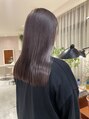 フルール(hair place Fleur)&nbsp;イルミナカラーで透明感カラー☆ほんのりラベンダーで艶感up◎