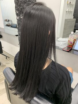 ココ 本八幡(KOKO) ★デザインカラー/レイヤーカット/ウェットヘアオリーブベージュ