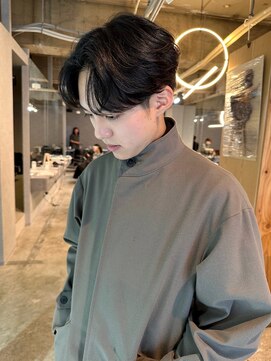 イトシテ ニュアンスパーマ×メンズセンターパート 【鎌田 隆雅】