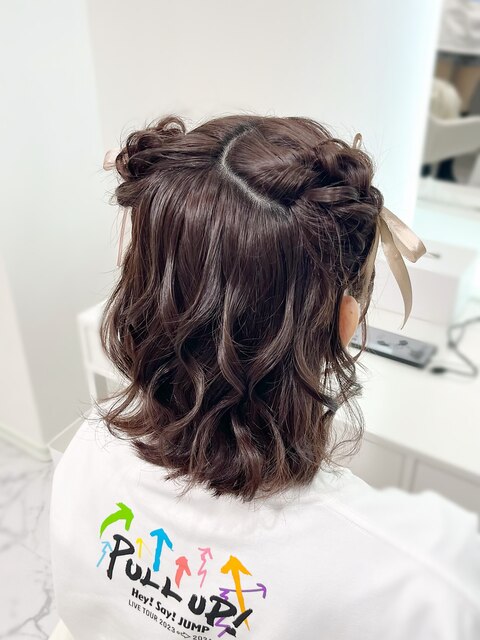 ボブのヘアセット