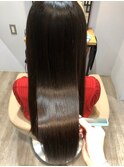 ツヤ髪ストレート