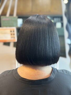 クレップスヘアーヒマワリ(CRE'PS HAIR HIMAWARI) ボブヘア髪質改善縮毛矯正クセストパー