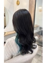 シアアルン 新小岩店(SHEER alun)&nbsp;インナーカラー/ターコイズブルー/SHEERalun新小岩店