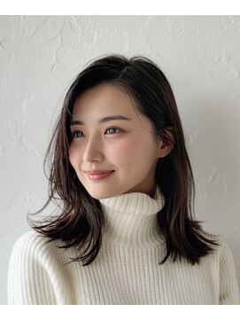 ルシードスタイル アウラ 松戸市五香(LUCIDO STYLE Aura) 重めロング【松戸#五香#白髪染め#カラー#髪質改善】