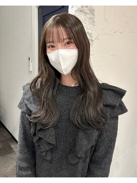 アルコイリスバイドールヘアー(ARCOIRIS by Dollhair) アッシュブラウンオリーブベージュグレー透明感カラー韓国ヘア