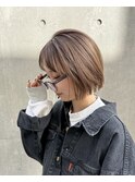 切りっぱなしボブ 20代30代40代ヘア 小顔 神戸ボブ 三ノ宮