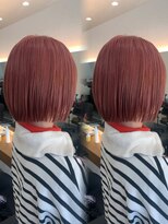 ヘアーテラスエム 奈良店(hair terrace M)&nbsp;【ボブ】【ピンク】