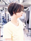 ミニウルフレイヤーカット顔周りカット前髪カットショート/柏柏