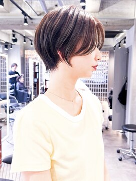 ロンド エメ 柏(Lond aimer) ミニウルフレイヤーカット顔周りカット前髪カットショート/柏柏