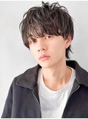 爽やかヘア前髪パーマスペインカールセンターパート清潔感◎