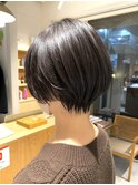 奥行きショート/重たく見せないハンサムショート◎