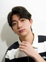 韓国センターパートニュアンスパーマフェザーパーマメンズカット