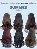 アイシー 表参道(ICY)&nbsp;summer collection韓国 透明感カラーブリーチありなし
