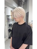 スペインカール/スパイキーショート/ブルーブラック/渋谷