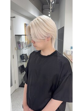 メンズペレ 渋谷(MEN'S PELE) スペインカール/スパイキーショート/ブルーブラック/渋谷