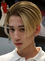 アンサー 渋谷(ANSWER)&nbsp;メンズバレイヤージュハイライトセンターパート