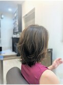 ミディアムレイヤーはシンプルに可愛い