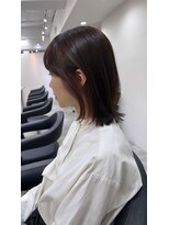 ヴィオットバイサロン(Viot by Salon)&nbsp;＊黒髪カタログオリーブグレー小顔に見せるヘア20代30代40代銀座