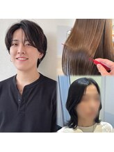 【飛鳥】ミディアムレイヤー/巻きやすい顔回り/グレージュカラー