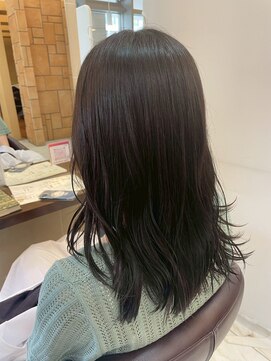 髪質改善/顔周りレイヤーカット/グレージュ[千葉/千葉駅]