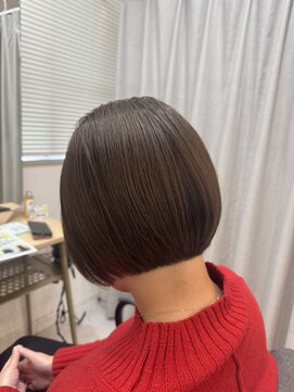 テーラヘアー 草加店(TELAHAIR) ナチュラルブラウンボブ