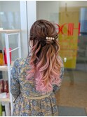 お呼ばれヘアアレンジ～巻きおろし