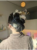 ［佐々木］成人式×リボン×ヘアセット