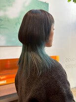 ブクレット(Bouclettes)&nbsp;デザインカット/くらげヘア/ターコイズカラー