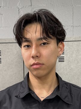 ゼストプール(ZEST POOL) センターパート ニュアンスパーマ