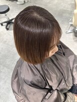 レヴリー(reverie) 白髪ぼかしタッセルボブハイライトカラー髪質改善40代