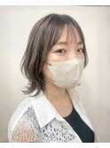 【Bellecoupes】くびれボブ　グレージュ　大人女子ヘア