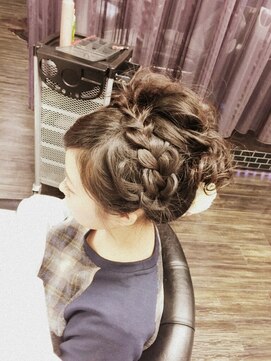 アクタノイドエット(acta noid etto) パーティーアップセットon編みこみアレンジ#市場