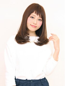 エミ美容室 神明店 サラツヤ愛されミディアム