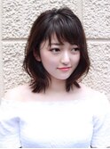 【Bloom's】ひし形ミディ×外ハネらくちんスタイル(スズキマリ)