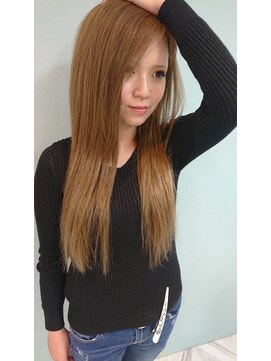 あるじゃんすー さいたま店 前下がりボブ→ナチュラルロング#エクステ#さいたま