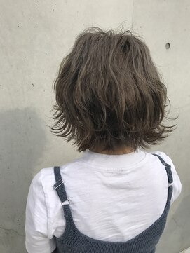 リアン(Lien) Lien☆アッシュグレージュ×アッシュブラウン×外ハネボブ