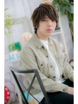 ミック ヘアアンドメイク アップ 駒込店(miq Hair&Make up) ランダムパーマで表情sexyに…束感ショートマッシュa1