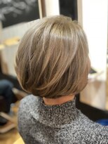 ビー オン ディー ヘア 池袋(BonD hair)&nbsp;ダブルカラーで作る！プラチナシルバー【池袋/髪質改善】