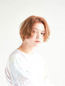 ジュール サウス 新宿南口(Joule South) 顔型別ヘアスタイル特集/マロンベージュ/Aラインボブ/新宿