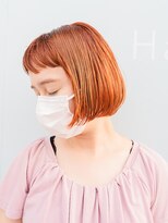 デビュー ヘアーメイク&nbsp;ミニボブ【オレンジカラー】