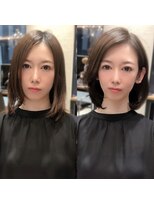 AFLOAT GINZA【仲道 弘泰】大人ボブディ【before→after】
