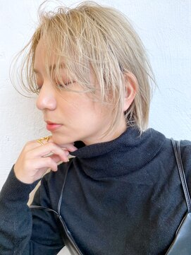 アイティーバイアルバム 八王子店(IT by ALBUM) ベージュブロンドショート_ミニウルフテラコッタ_ba324023