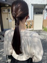 アオゾラヘアー フジサキグウ(AOZORA HAIR FUJISAKIGU) タイトポニー