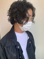 ロダット 横浜(LODAT by little)&nbsp;センターパートおしゃれグランジパーマ【LODAT横浜】