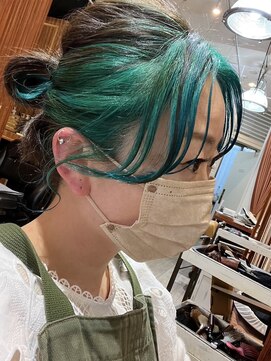 キャメル ヘアーデザイン(Camel hairdesign) セクションカラーハイトーンフェイスフレーミング大人ミディ